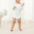 thumbnail image 1 of Cowsor Baby Cotton Spandex Long-Sleeve bodysuits unisex boy girl, 1 of 7