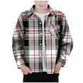 thumbnail image 1 of Cowsor Boy Button Down Shirt Kid Flannel Shirt Toddler Buffalo Plaid Shirt Boys Western Shirts Long Sleeve Shirt, 1 of 3