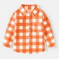 thumbnail image 1 of Cowsor Boy's Button Down Regular Fit Long Sleeve Plaid Casual Shirts, 1 of 7