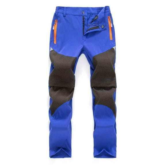 Cowsor Boys & Girls Detachable Outdoor Pants - Waterproof Windproof Hiking Pants, 2-in-1 Design for Spring/Fall/Winter, Casual & Sports Wear 3-15 Years