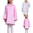 thumbnail image 1 of Cowsor Chemistry Lab Coat for Kids Long SleeveButton Down Scientist Clothes Fall Lapel Collar with Pocket Jacket, 1 of 6