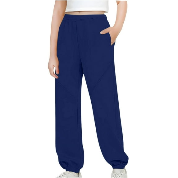 Cowsor Children's Sweatpants Cotton Baggy Sweat Pants with Pocket Kids Athletic Joggers for Teen Fashion Cute Tween Clothes