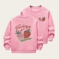 thumbnail image 1 of Cowsor Girl's Boy's Letter Print Graphic Sweatshirt Long Sleeve Thermal Pullover Tops, 1 of 5