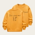 thumbnail image 1 of Cowsor Girl's Boy's Letter Print Graphic Sweatshirt Long Sleeve Thermal Pullover Tops, 1 of 5