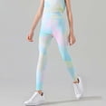 thumbnail image 1 of Cowsor Girls' Athletic Leggings Kids Dance Running Yoga Pants Workout Active Dance Tights with Pockets, 1 of 4
