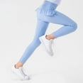thumbnail image 1 of Cowsor Girls' Athletic Leggings Kids Dance Running Yoga Pants Workout Active Dance Tights with Pockets, 1 of 6