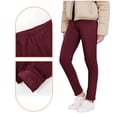 thumbnail image 1 of Cowsor Girls Fleece Lined Leggings Thick Winter Warm Pants for Kids Teen Girl Thermal Tights Preppy Clothes, 1 of 7