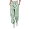 thumbnail image 1 of Cowsor Girls Graphic Print Sweatpants Athletic Drawstring Joggers Cute Track Pants with Pockets for Kids, 1 of 6