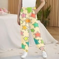 thumbnail image 1 of Cowsor Girls Graphic Print Sweatpants Athletic Drawstring Joggers Cute Track Pants with Pockets for Kids, 1 of 6