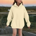 thumbnail image 1 of Cowsor Girls Oversized Hoodies Fleece Sweatshirts Fall Fashion 2025 Pullover Sweaters Winter Clothes, 1 of 7