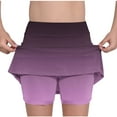 thumbnail image 1 of Cowsor Girls Skort Tummy Control Plus Size Skorts for Women High Waist Athletic Sports Pants Skirt Casual Shorts, 1 of 6