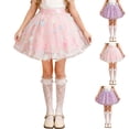 thumbnail image 1 of Cowsor Girls Versatile Tulle Skirt Fluffy Mesh Mini Skirt Sweet Princess Style Breathable Comfortable Wear for Party Holiday School Daily Activities Kids, 1 of 7