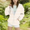 thumbnail image 1 of Cowsor Girls Zip Up Hoodies Oversized Lightweight Hooded Sweatshirt Casual Long Sleeve Jacket Y2K Fall Clothes, 1 of 4