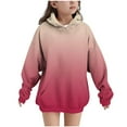 thumbnail image 1 of Cowsor Hoodies Girls Boys Sweatshirt Fashion Casual Streetwear Unisex Hoodie Pullover for 3-14 Years, 1 of 7