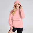 thumbnail image 1 of Cowsor Hoodies for Girls Cute Fleece Lined Crewneck Sweatshirts Fall Fashion Casual Y2K Pullover Tops, 1 of 5