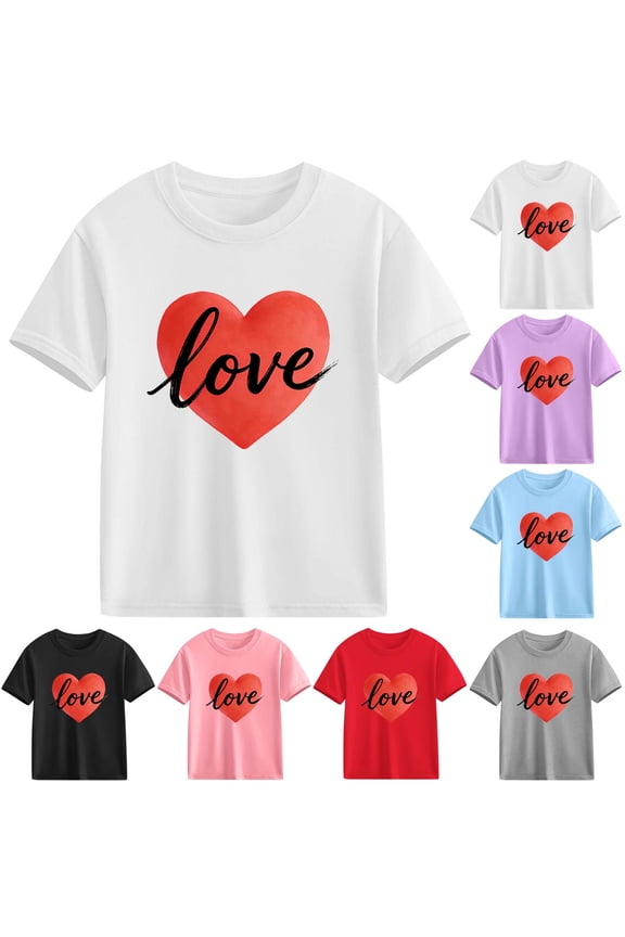 Kids Back to School Graphic Print Casual Short Sleeve Cotton Tee Breathable Summer Top for Boys Girls School Activity