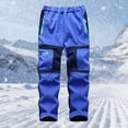 thumbnail image 1 of Cowsor Kids Boys Girls Fashion Outdoor Softshell Pants Waterproof Breathable Warm Fleece Lined Hiking Skiing Pants For All Seasons, 1 of 6