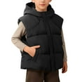 thumbnail image 1 of Cowsor Kids Puffer Vest - Full Zip Midweight Thick Insulated Sleeveless Jacket for Kids - Outdoor Quilted Puffer Winter Vest, 1 of 7