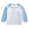 thumbnail image 1 of Cowsor Kids Raglan Jersey Child Toddler Youth Uniforms 3/4 Sleeves T Shirts, 1 of 5