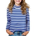 thumbnail image 1 of Cowsor Kids' Solid Color Standing Collar Long Sleeve Top - Casual Sports T-Shirt, Four-Season Versatility for Daily, Photoshoots & Parties, Soft Breathable Fit 2-15 Years, 1 of 4