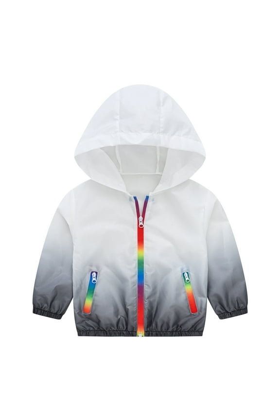 Kids' Sun Protection Hooded Shirt – Long Sleeve, UPF (6-13Y)