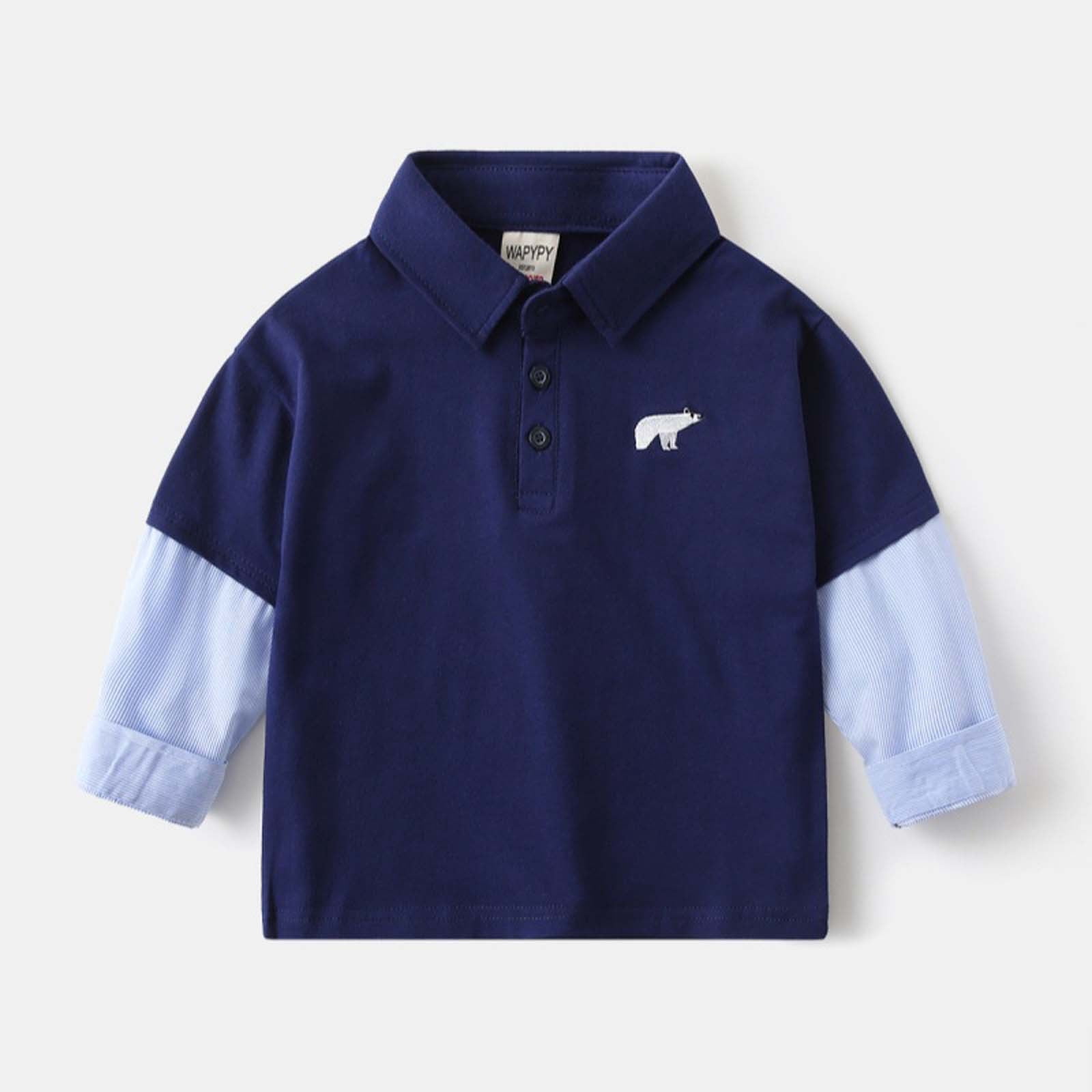 Baby Boy/Kids Casual Cotton Shirt in Black Half Sleeves Sale!! main image 1