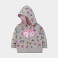 thumbnail image 1 of Cowsor Kids Toddler Full Zip Hoodie Sweatshirt Cute Graphic Casual Long Sleeve Outwear Jacket with Pockets for Boys Girls, 1 of 3