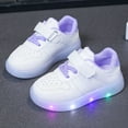 thumbnail image 1 of Cowsor Light Up Toddler Boys Girls Shoes LED Flashing Lightweight Tennis Walking Sneakers for Toddler and Little Kid, 1 of 7