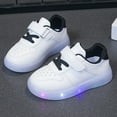 thumbnail image 1 of Cowsor Light Up Toddler Boys Girls Shoes LED Flashing Lightweight Tennis Walking Sneakers for Toddler and Little Kid, 1 of 6