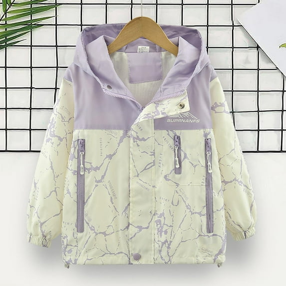 Cowsor Little Girls Boys Cute Hooded Jacket Cartoon Zipper Outerwear