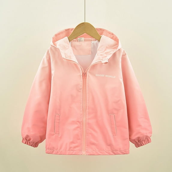 Cowsor Little Girls Boys Cute Hooded Jacket Cartoon Zipper Outerwear