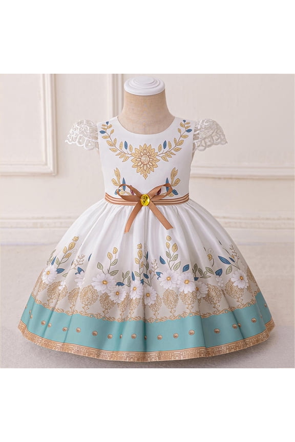 Muslim Girls Abaya Long Sleeve Prayer Dress Middle East Muslim Dubai Robe 2025 Ramadan Eid Eid Kaftan