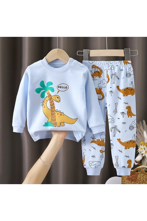Toddler Baby Boy Thanksgiving Outfit Long Sleeve Crewneck Sweatshirts Pants Infant Fall Winter Outfits