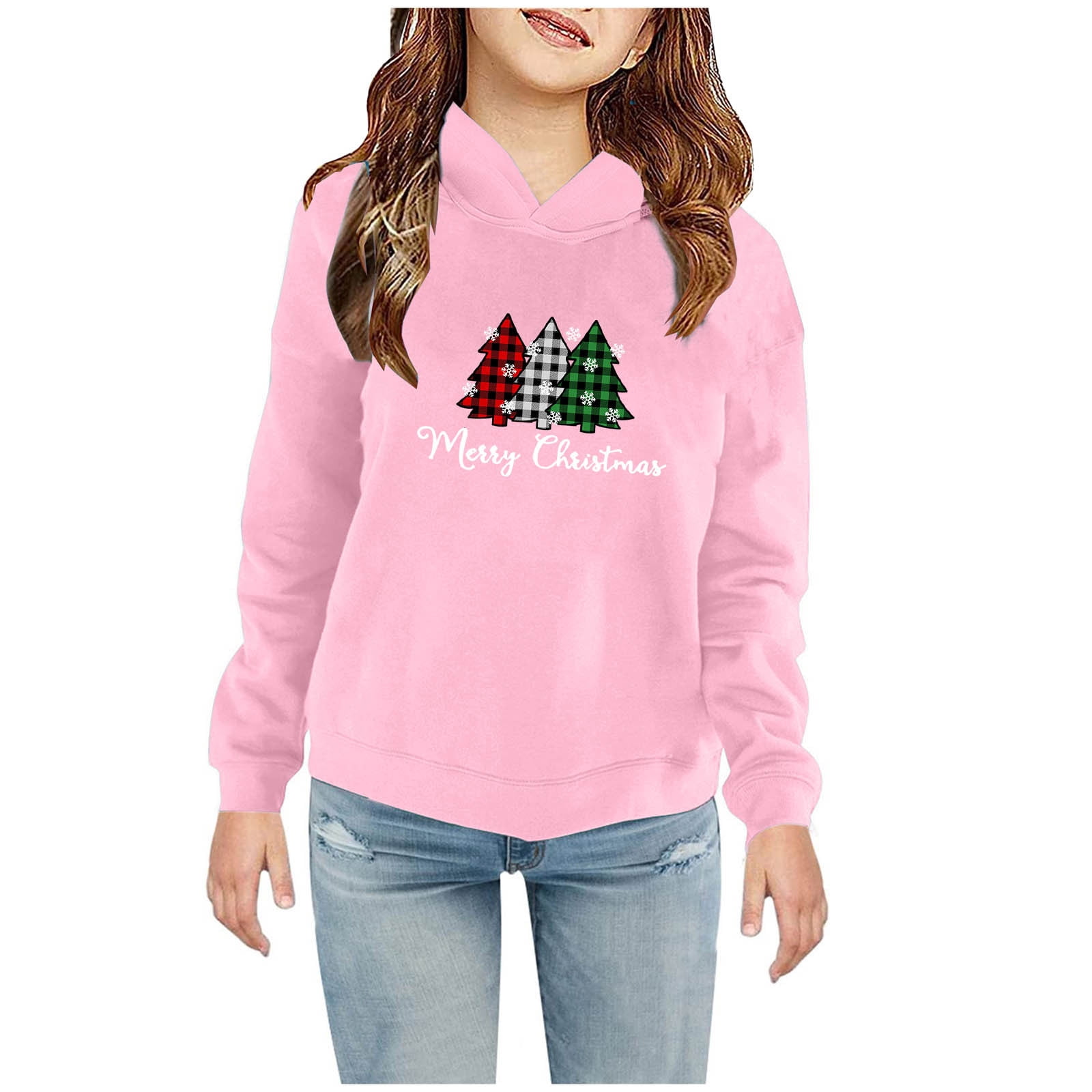 Kids' Santa Hooded Sweatshirt main image 1