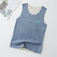 thumbnail image 1 of Cowsor Toddler Kids Solid Vest Sleeveless Warm Padded Coat Cotton Shirt Thermal Tops for Boys Girls Clothes Outfits, 1 of 6