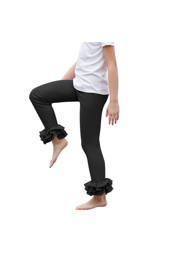 Toddler and Baby Girls Leggings Ruffle Pants Little Kids Legging