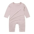 thumbnail image 1 of Cowsor Unisex Baby Onesie, Long Sleeve Cotton Baby Clothes, Baby Footless Jumpsuit, 1 of 2