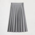 thumbnail image 1 of Cowsor Women/Girls JK Uniform Skirt Elastic Waist Classic Pleated Skirt, 1 of 3
