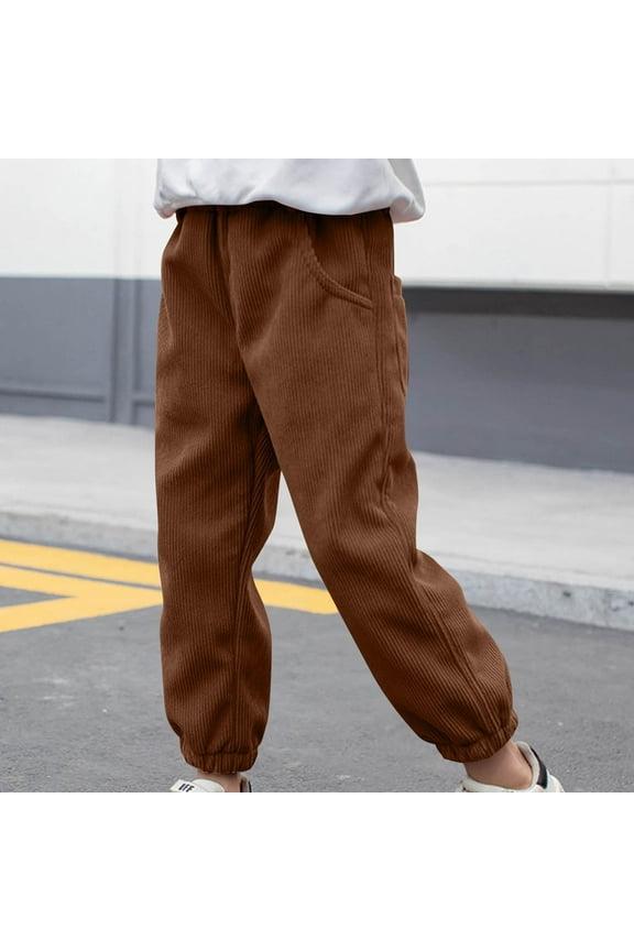 Womens Mid Rise Cord Barrel Jeans Casual Baggy Wide Leg Corduroy Cropped Ankle Pants with Pockets