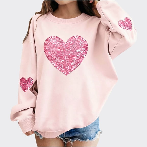 Cowsor Womens Varsity Oversized Sweatshirt Crewneck Long Sleeve Casual Fashion Pullover Top Fall Outfits