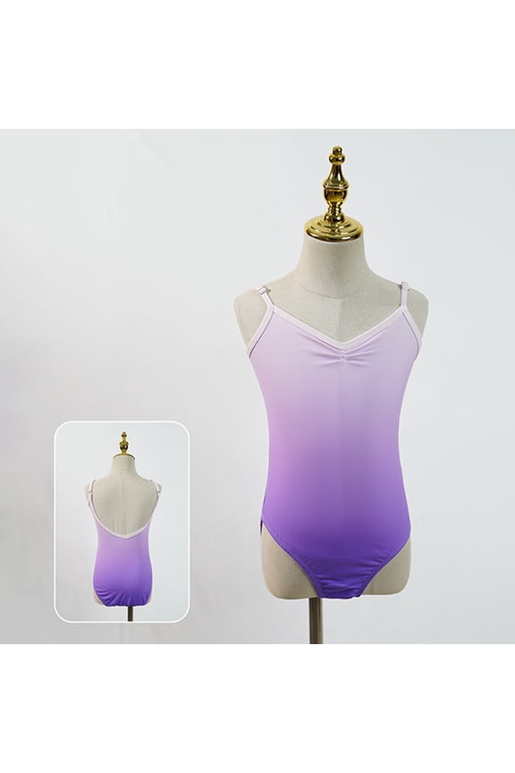 girls Sleeveless Camisole Leotard Cami Ballerina Princess Dancewear Costume
