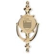 thumbnail image 1 of Cox Irish Coat of Arms Brass Door Knocker, 1 of 1