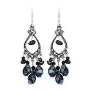 Coxeer Women's Earrings Boho Style Beads Decor Alloy Dangle Earrings Drop Earrings