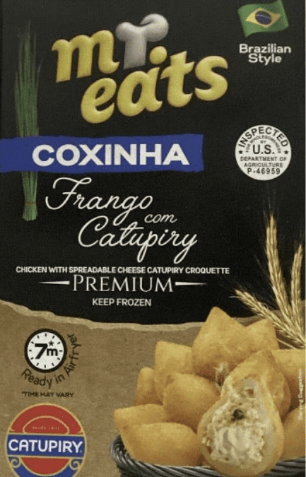 Mr Eats Chicken Coxinha with Catupiry 10.6 oz | Pack of 2 | Coxinha Brasileira de Frango com Catupiry