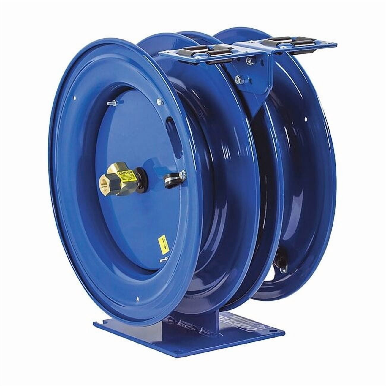 Coxreels Dual Hose Reel,Spring,Steel,3/8 in ID C-LPL-350-350