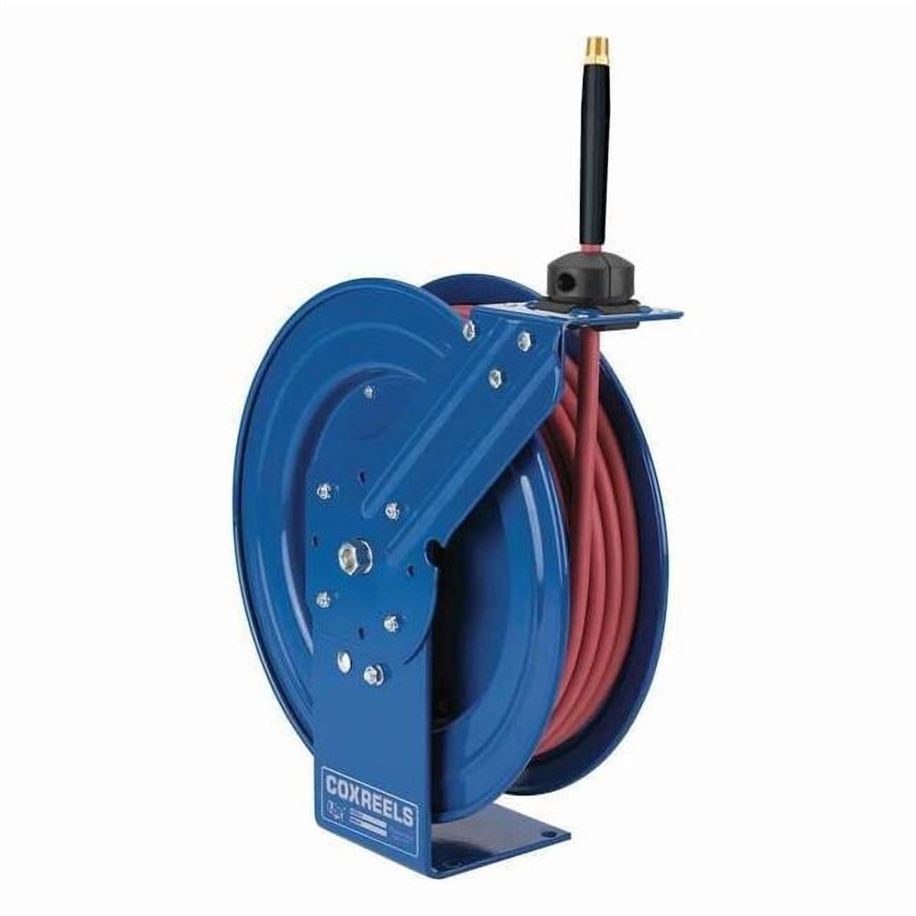 Coxreels Spring Return Hose Reel,3/8" MNPT,50 ft P-LP-350-RH-BXB