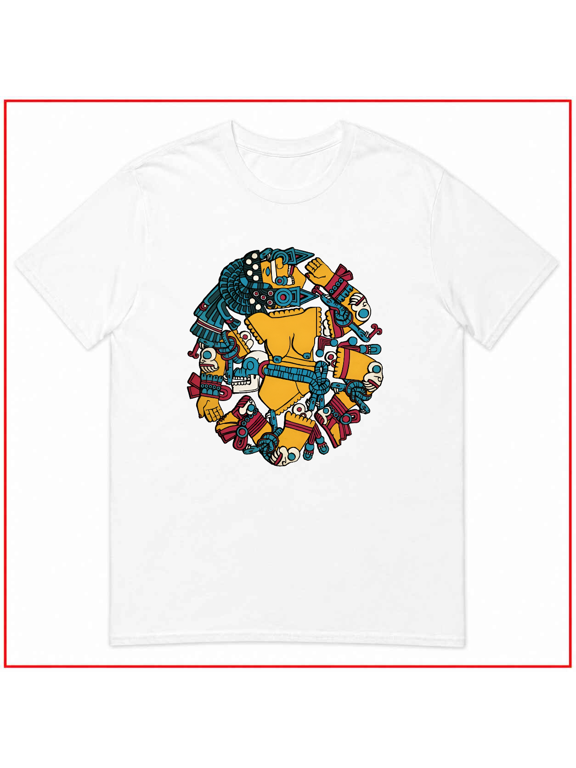 Coyolxauhqui Aztec Goddess Vintage Mythology Graphic Unisex T-Shirt V12688 Size S- 5XL