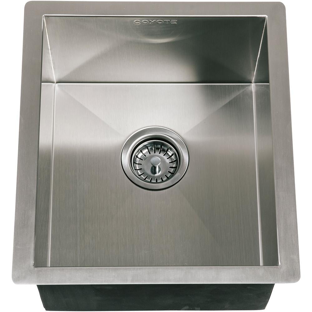 16'' Stainless Steel Drop-In Outdoor Kitchen Sink