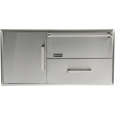 Coyote - Warming Drawer and Access Doors Combo