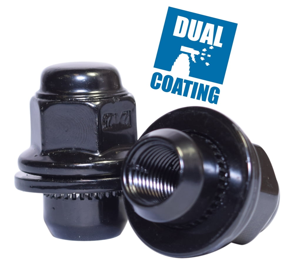 Coyote - Archived 581144BLK OE Style Lug Nut Nissan w/Washer 12mm 1.25 Black